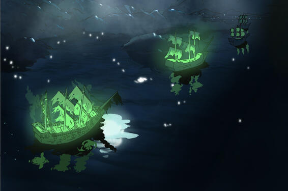Ships inspired by Hades 2